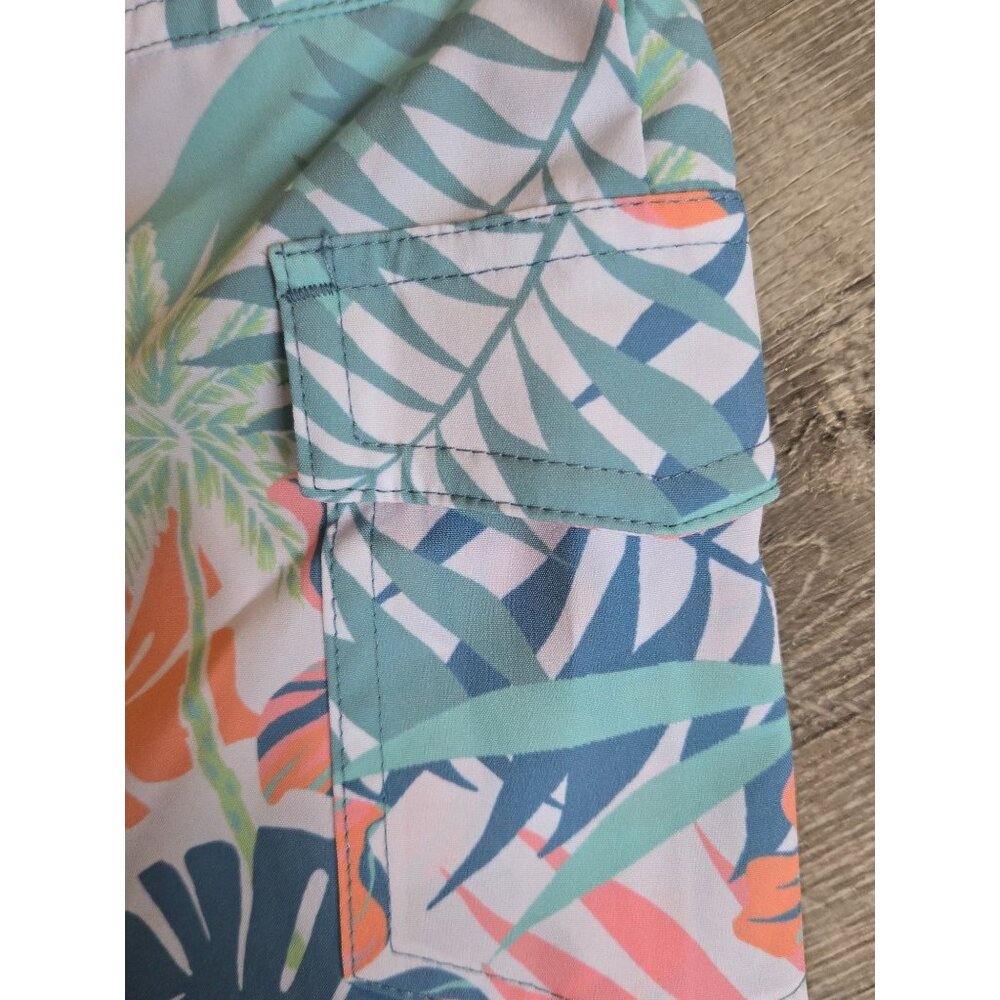 Roxy Womens Tropical Print Swim Trunks Style Shorts M Polyester/Spandex Blend - Picture 4 of 8